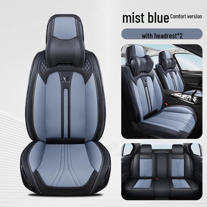 Breathable Leather Car Seat Cover Cushions for All Seasons