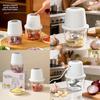 Electric Garlic Crusher With Usb Rechargeable Compact Mini Food Processor For Home Cooking