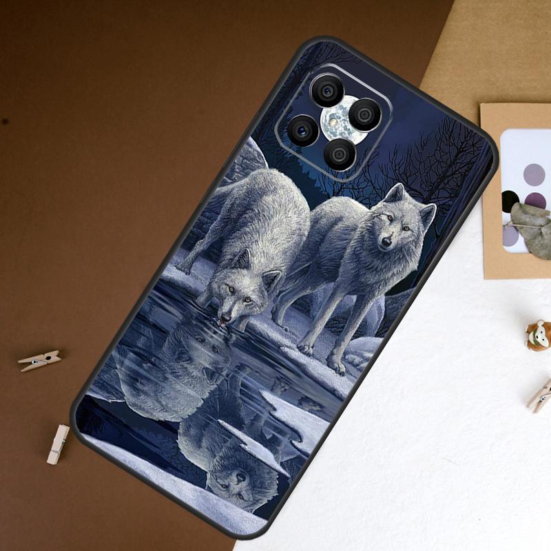 Wolf Art Case For Honor 400 Pro 200 50 70 90 X9a X9b X9c X9d X8a X8b X8c Magic 7 Lite 5 6 8 Pro Cover