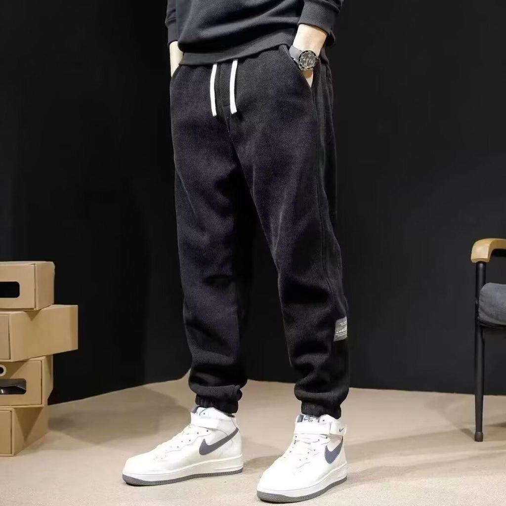 Herbst- und Winter Herren Cord Freizeithose Leggings Jogginghose Locker und Vielseitig Baustellenhose Herrenhose