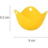 Silicone Egg Poachers,4 Pcs Silicone Egg Poachers,Poached Egg Steamer,(green, Blue, Red, Orange)