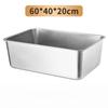 Jiyoushi Extra Thick Stainless Steel Rectangular Deep Tray