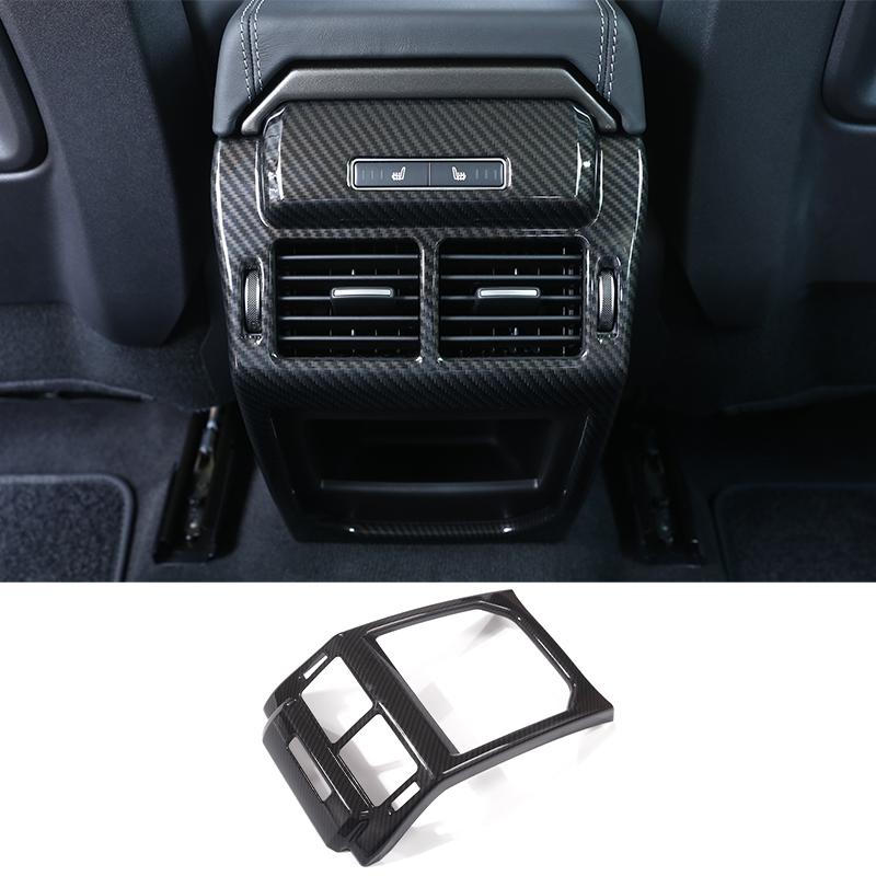 For Land Rover Range Rover Evoque 2011-2018 Car Carbon Fiber Interior Gear Shift Console Decoration Cover Stickers Accessories