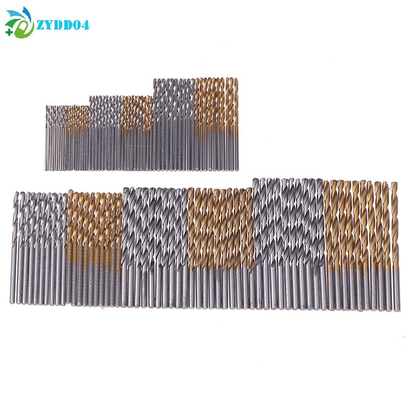 60/120Pcs Drill Set - Suitable For Metal And Wood, 1-3.5mm High Carbon Steel, Round Shank Spiral Groove Design, Durable Woodwork