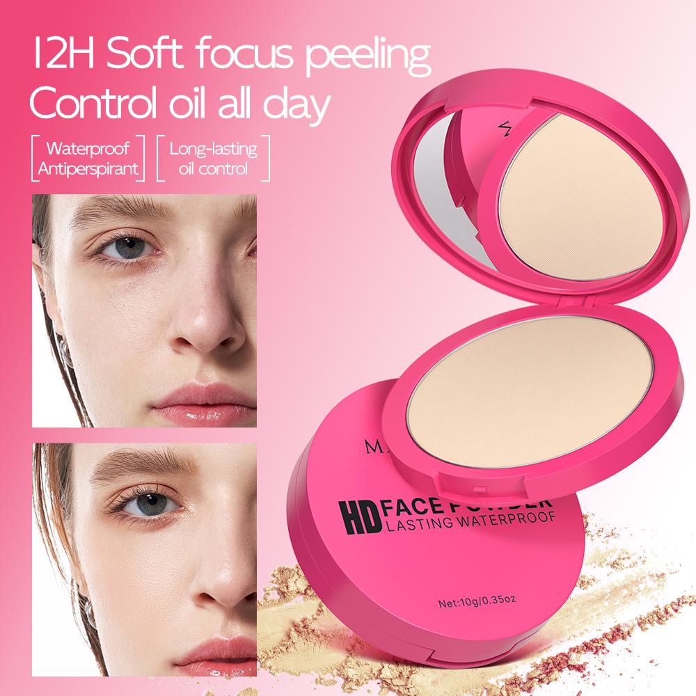 Meixi'er Matte Long-lasting Waterproof Face Powder Compact