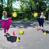 Granny Pants Yard Game Set with Bouncy Balls Humorous Ball Throwing Game Fun Outdoor Team Relay Game for Family Reunions Birthdays Parties