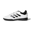 Goletto VI TF Round Toe Comfortable Shock Absorbing Durable Low Top Soccer Shoes Kids Soccer Shoes Black White AQ4305