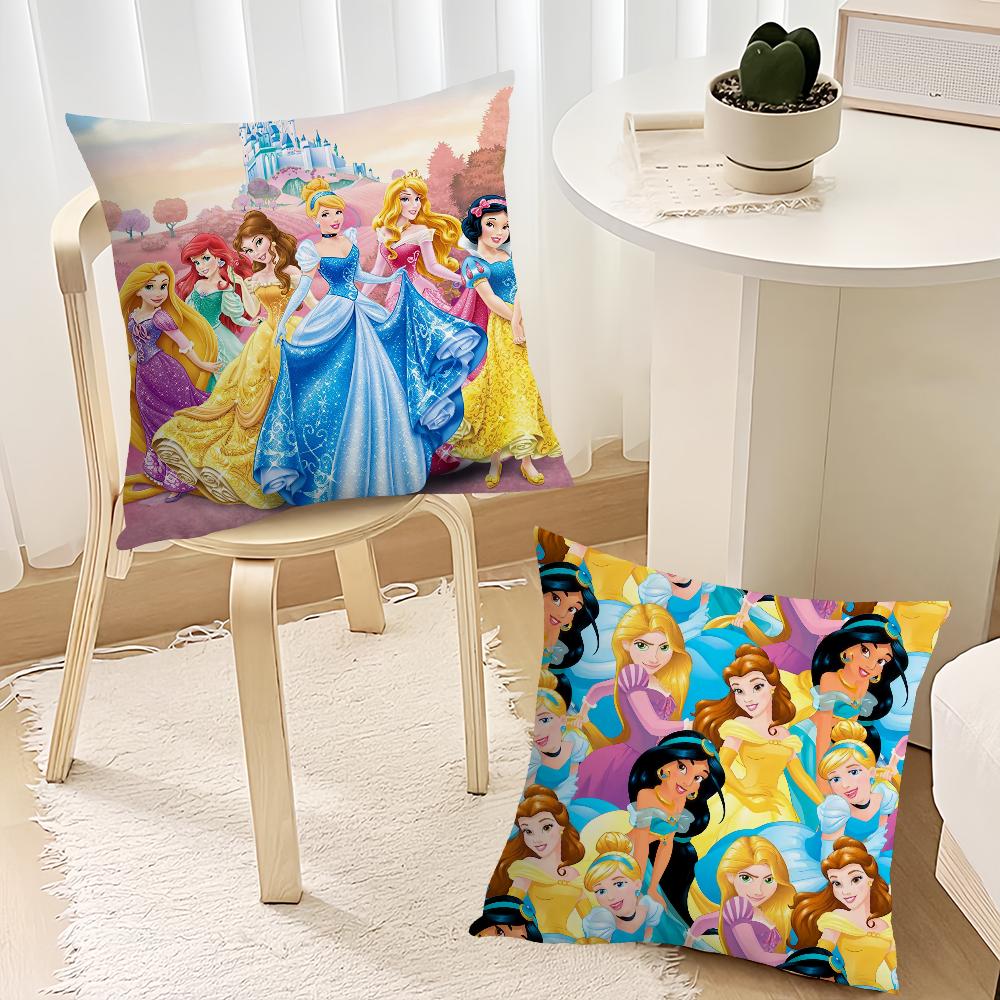 MINISO Lovely P-Princess Cute cushion cover Living Room Headboard Bedroom Office Cushion Cushion Sofa Nap Time Pillow Case