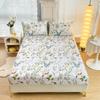 Printed Bedroom Home Hotel Light Beige Soft and Comfortable Bed Sheet