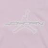 Jordan Essentials Letter Logo Print Soft Comfortable Crew Neck Pullover Short Sleeve Drop Shoulder T-Shirt Women T-Shirt Foam-Pink HM4904663