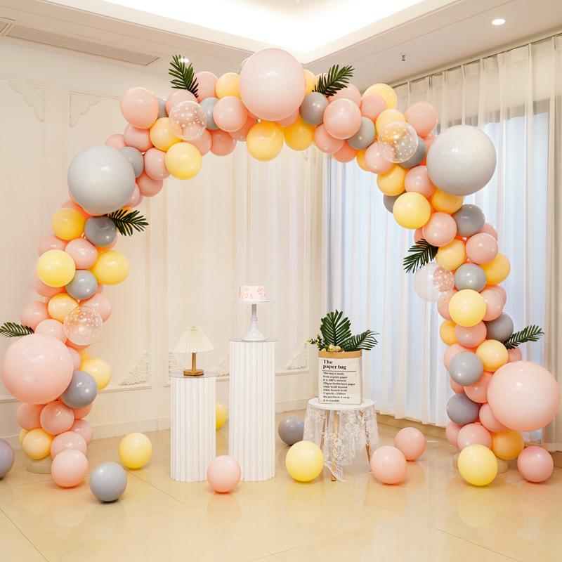 Macaron Arch Column Balloon Shopping Mall Store Opening Wedding Birthday 4S Store Event Scene Arrangement Decorations