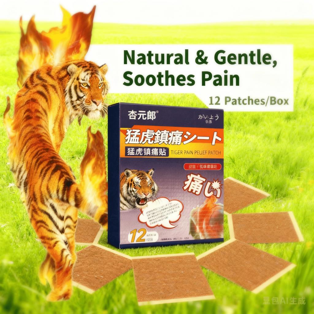 Zaawansowane Hydrożelowe Plastry na Stawy i Mięśnie – Opakowanie 12 szt. – Bezpiecznie przylegają, Skutecznie łagodzą