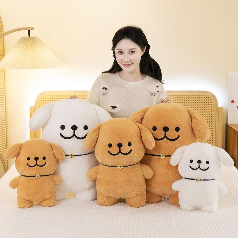 40-60cm Cute Line Puppy Dog Plush Toy Soft Stuffed Animal Pillow Kawaii Puppy Doll For Kids Girls Birthday Lovely Gift Home Decor