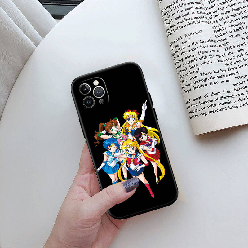 MH133 S-Sailor Moon Phone Shell for Samsung S20 S21 S22 S23 S24 FE Ultra Plus Lite S21S A55 A07 A17 F06 F16 M06 M16 M56 A36 A37 A57