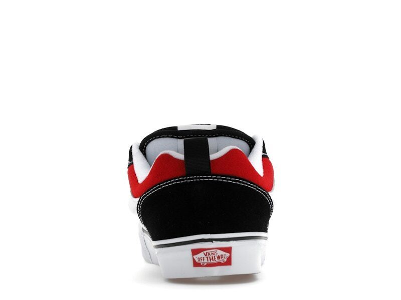 VANS Knu Skool Low Black Red - VN0009QC6RT