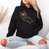 Inspirational Hand Womens Hoodie Spiritual Graphic Faith Gift For Her