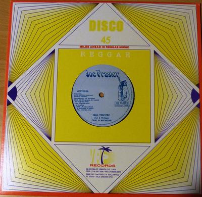 12inch Record CARL & MICHIGAN / DENNIS THE MENACE - Gal You Fat / Macka Fat VPRT003 Joe Frasier US Reggae, Ska & Dub Used