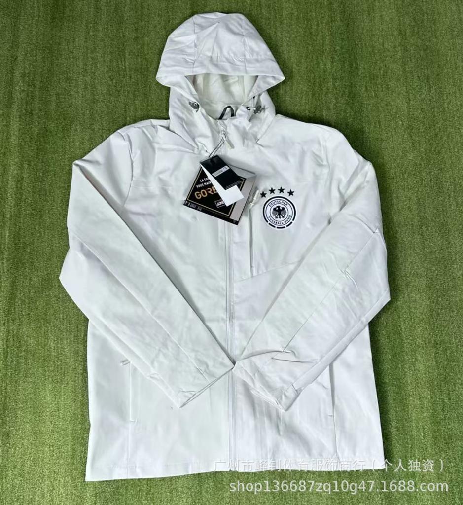 Neue Brasilien Deutschland Jacke Mode Herren und Damen Kapuzen-Trenchcoat dünn winddicht wasserdichter Hoodie