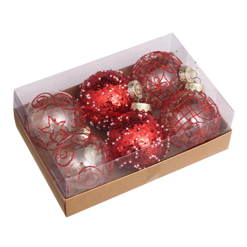 Shatterproof Christmas Tree Hanging Pendants Shimmering Baubles for Holiday Decoration Indoor and Outdoor Ornament