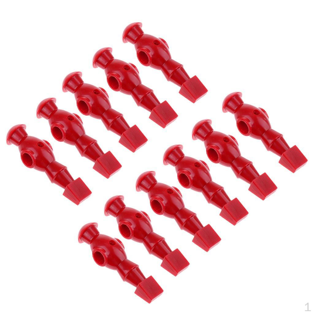 

Table Football Player Foosball Men -Pack Of 11, Red Dark Blue красный