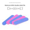 100 Pcs Single-use Disposable Nail Files Blue Veneer File Sandpaper Nail File  Nail Salon