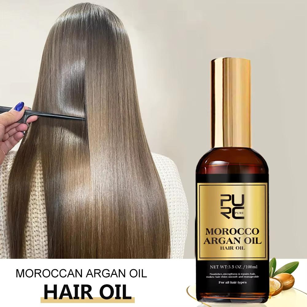 PURC Marokko Arganöl Conditioner Reparatur beschädigter Haare Glättungsöl Haarbehandlung Serum Haarpflegeprodukte