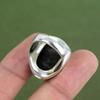 Silver Sheen Obsidian Ring 925 Sterling Silver Ring Handmade Gemstone Ring Silver Sheen Obsidian Jewelry Gift For Her Available In Ring Size