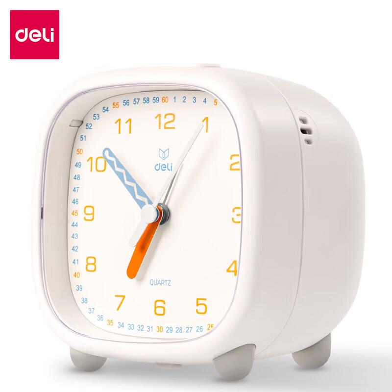 Deli Mini Analog Luminous Alarm Clock
