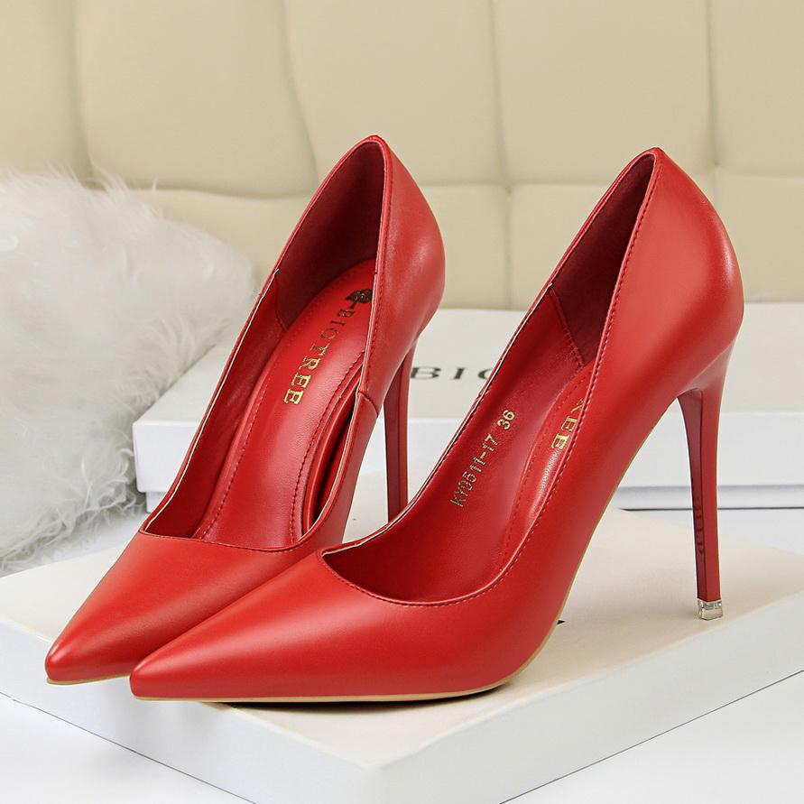 Fashion 2025 Women 10.5cm High Heels Pumps Lady Wedding Bridal Scarpins Stripper Low Heels Plus Size Fetish Party Blue Pink Shoes