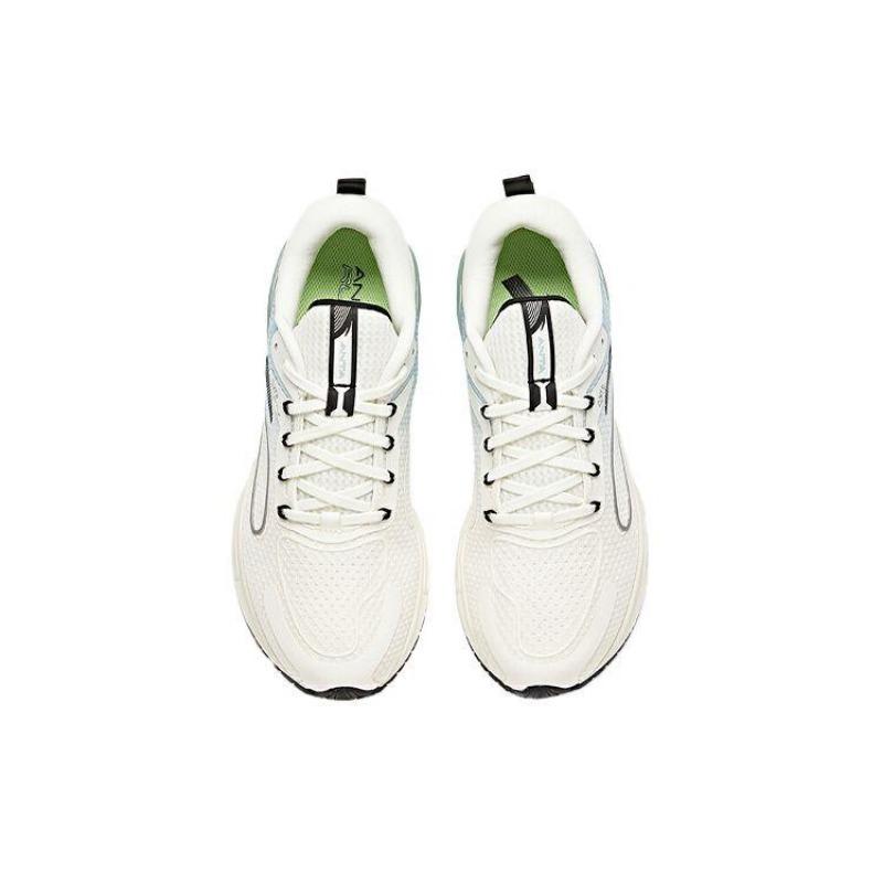 Anta Chuang 1.0 Men Low-top Breathable Cushioned Running Shoes White-blue 112115586-2
