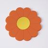 Anti-slip Cup Holder Mat Flower Cup Coaster Round Daisy Silicone Cup Pad  Dining Table