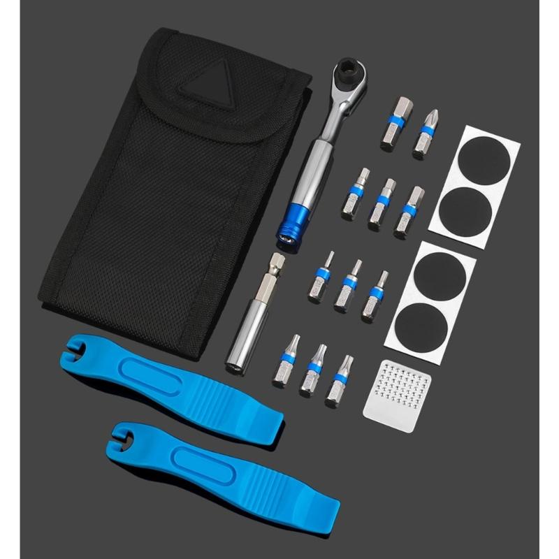 Comprehensive Alloy Steel Bicycles Repair Cycling Tool Set Multifunctional Tool for Emergency and Routine Maintenance