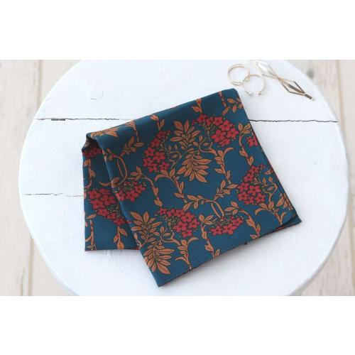 DDintex FLORET LONDON Vintage Cloth, Rayon, Nouveau Mayflower Brown, 50x50cm, Liberty Print