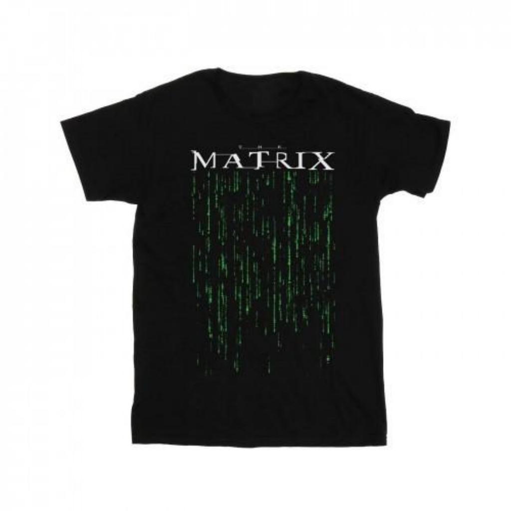 La T-shirt The Matrix Mens Green Code