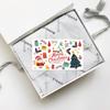 Decor Package Insert Message Note Cards Greeting Postcard Happy New Year Merry Christmas Card