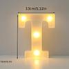 1PC LED Alphabet&Number Lights For Home,Wedding,Proposal,Birthday,Party,Photo Prop, Battery Powered White Decorative Night Light