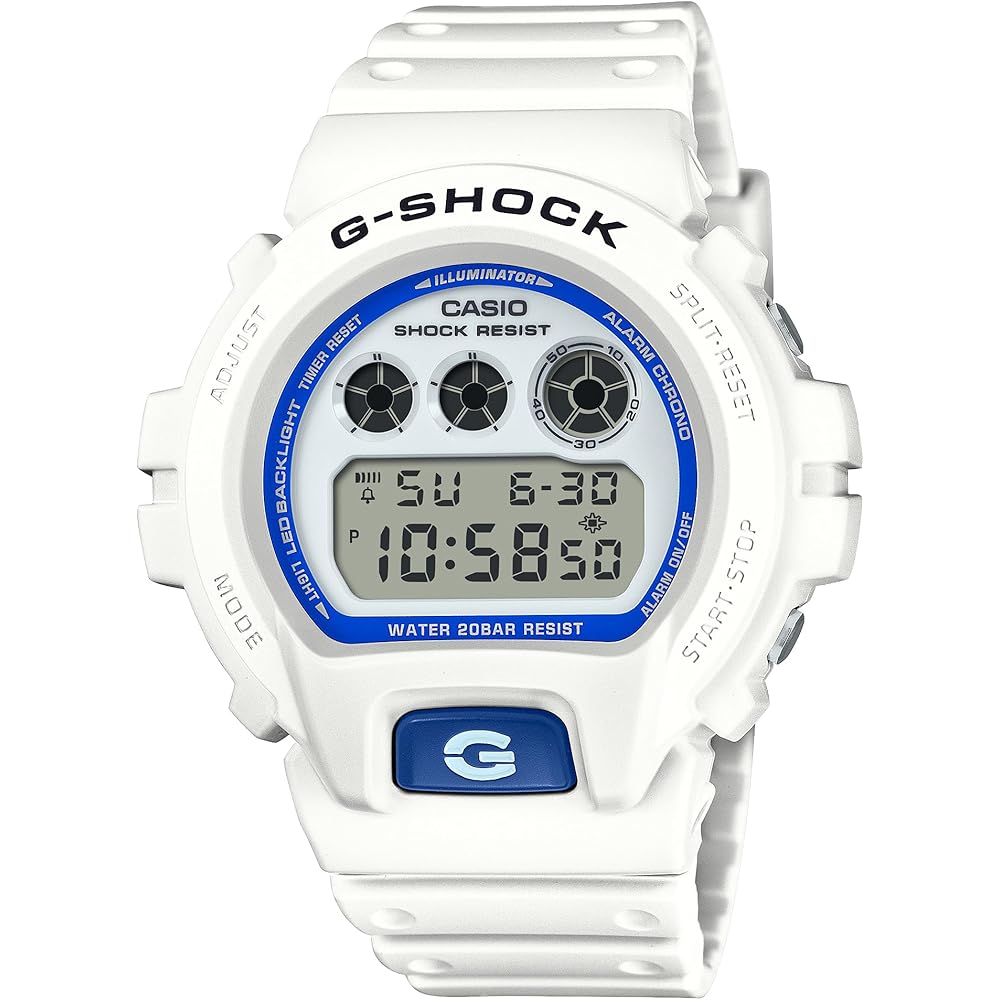 Casio G-Shock Hidden Glow Series DW-6900HDS-7JF Men s Watch White