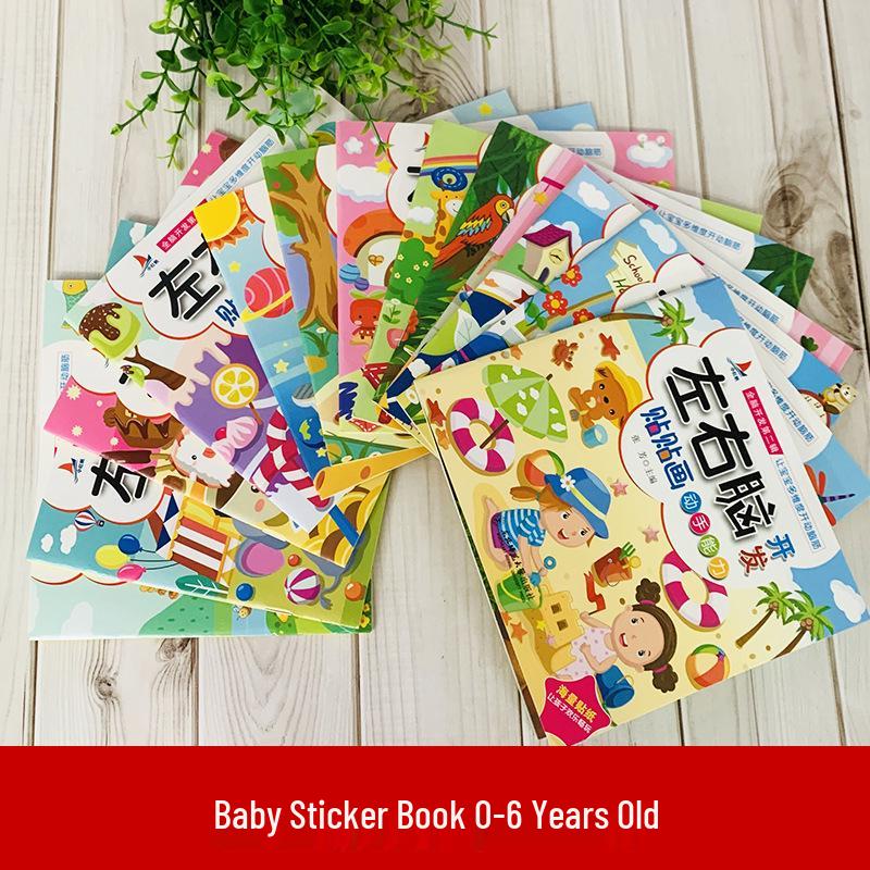 Brain-Teasing Sticker Book: Hands-On Concentration for Ages 2-6