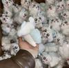 ChiIkawa Niedliche Murmeltier Plüschtiere Spielsets Kawaii Liegende Puppe Schlüsselanhänger Weiche Tasche Anhänger Flauschiges Plüschtier Geschenk Präsent für Freunde