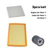 3pcs Filter Set For JAC JS4 REFINE S4 1.5T 2018- R3 JIAYUE A5 SOL X4 Moskvich-3 AC Cabin Engine Air Oil Filter Accessories
