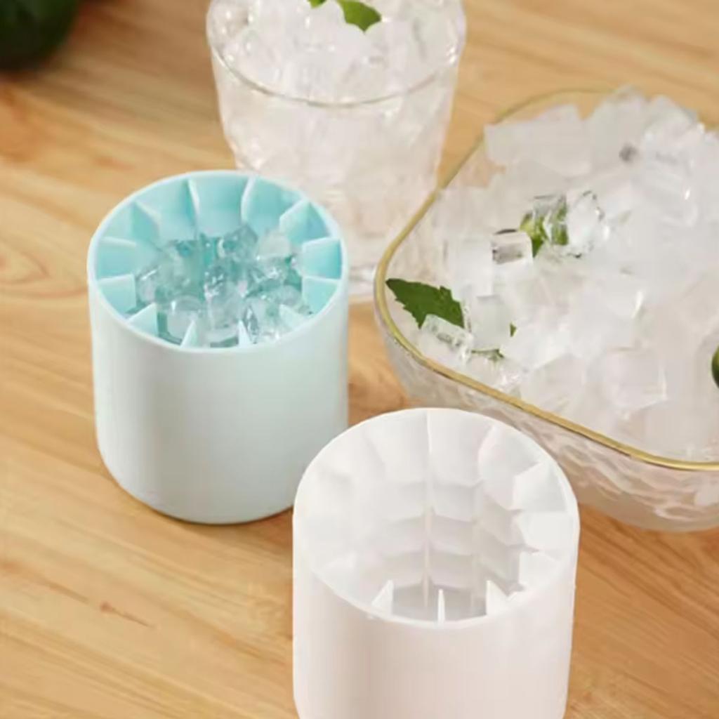 Silikon iskubform Rund ishink Hemlagad DIY Kylskåp Frys ismaskin Kreativ iskubform Barware-verktyg