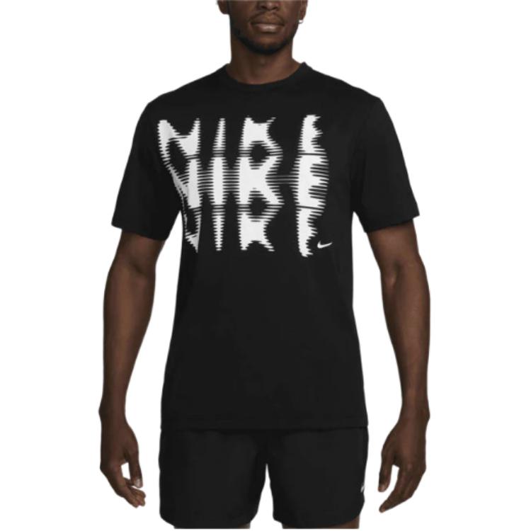 Nike T Shirts Men s Black Crew Neck HJ3074-010 XL