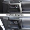 Glossy Black Interior Door Armrest Handle Cover Trim Stripes For 4runner 2010+