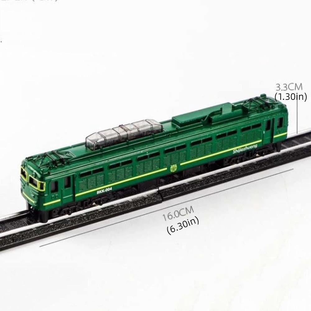 Zinc Zinc Alloy Material Simulation Train Model Nostalgic Green Retro Train Model Model Collection
