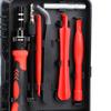 Carbon Steel Screwdriver Set Multipurpose Electronic Disassembly and Repair Tools for Watch Mobile Phone Red