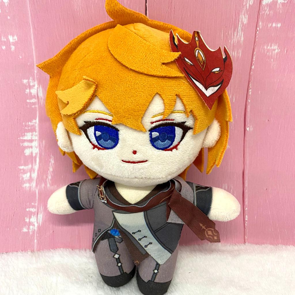 Genshin Impact Plush Dolls Wriothesley Furina Lyney Kaveh Neuvillette Kinich Citlali Kazuha Albedo Tighnari Anime Stuffed Toys