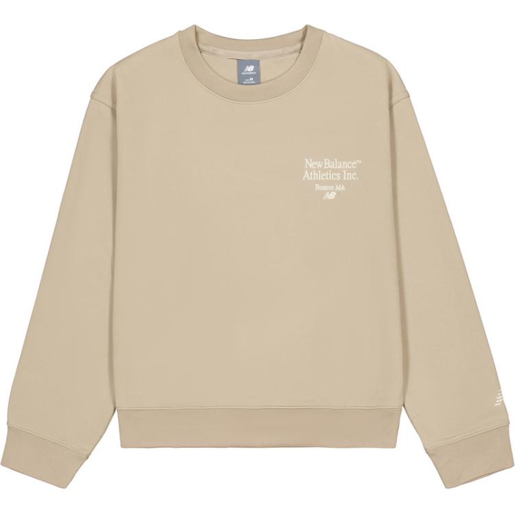 New Balance Sweatshirt Women s Dark Khaki NCE35182-DB S