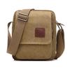 Men's Fashionable Canvas Crossbody Bag - Korean Style, Casual, Unisex, Small Shoulder Bag