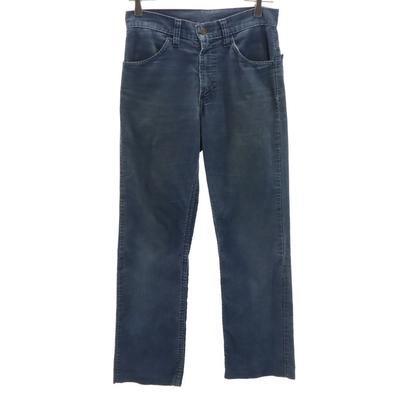 80s Vintage 42 Talon Corduroy Pants Charcoal Navy Men's Used