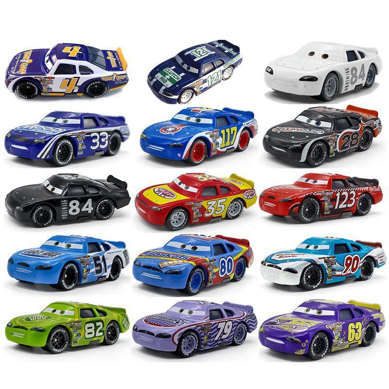 Durable Cars Lightning Mcqueen Alloy Toy Model Sheriff And Cabrera For Kids